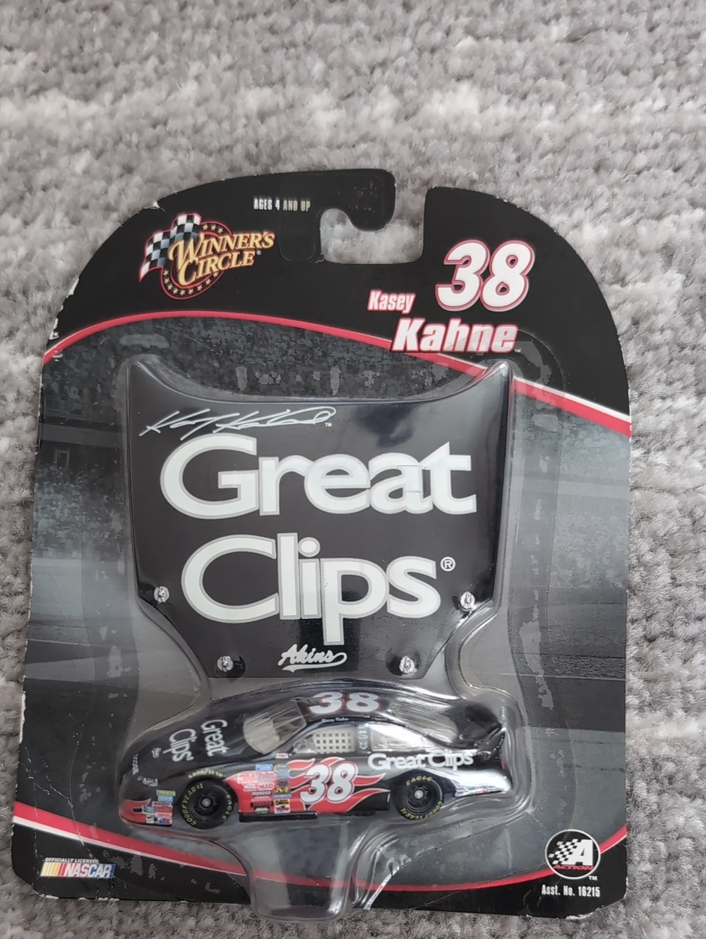 #38 Die-Cast NASCAR Kasey Kahne Great Clips Collectible